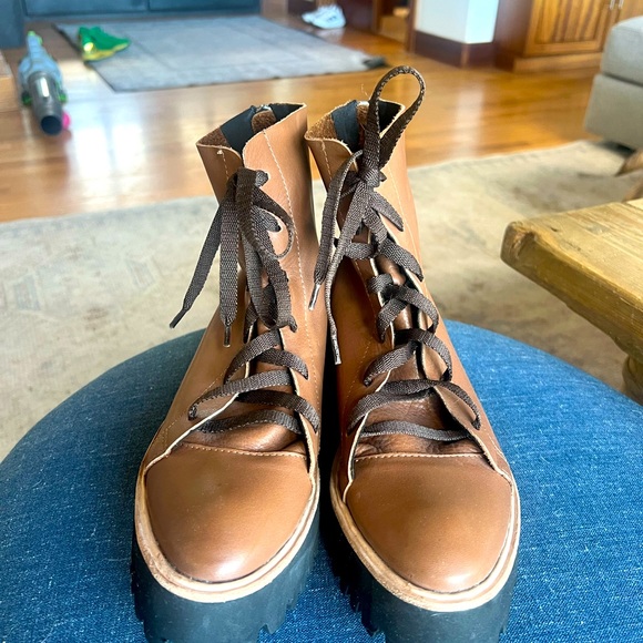 Flatform Camper All Black boots - Picture 1 of 6